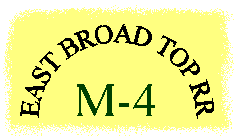 East Broad Top M-4 lettering