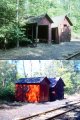 Car Shed before and after