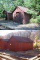 Car Shed before and after